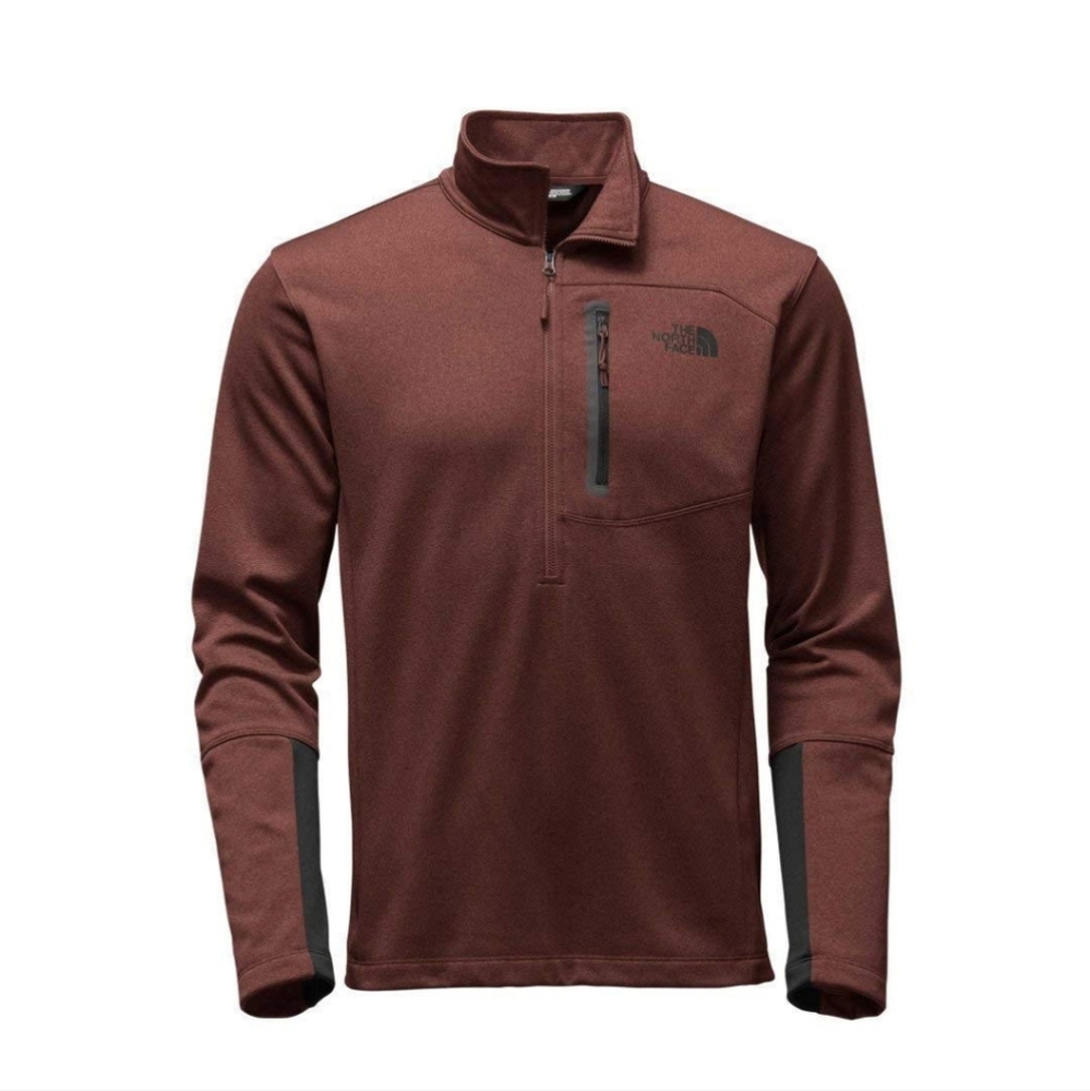 The North Face 1/2 zip fleece men's jacket size M